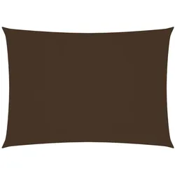 vidaXL Sonnensegel Oxford-Gewebe Rechteckig 3x4,5 m Braun