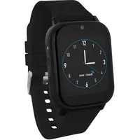 One2Track Connect Next Schwarz: Smartwatch Kinder mit GPS Tracker Kinder, Prepaid-SIM, SOS-Taste, Chat, Telefonie, Video, Schulmodus, Schrittzähler, Eltern-App & Displayschutz, Hosting in Europa