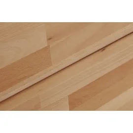 Home Affaire Vitrine HOME AFFAIRE "Silkeborg", beige (kernbuche teilmassiv), B:60cm H:125cm T:35cm, Holz teilmassiv, Schränke, Vitrine, schöne grifflose Optik, teilmassiv