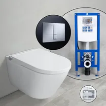 Evineo ineo3 ECO soft Dusch-WC mit WC-Sitz Weiß