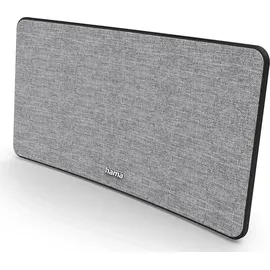 Hama Zimmerantenne Stoff-Design, DVB-T2, aktiv, Grau/Schwarz (00221087)