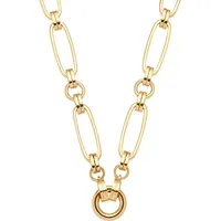 LEONARDO Charm-Kette »Halskette Mathilde Clip&Mix«, goldfarben