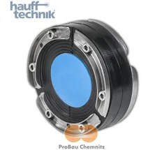 Hauff 3030300064 Standard-Ringraumdichtung für Rohre mit U-Profil-Pressplatten mit stufenloser Supersegmentringtechnologie HSD150 SSG 1x70-112 b40 A2/EPDM55