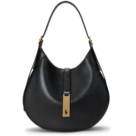 Ralph Lauren ID Collection Small Schultertasche Leder Black