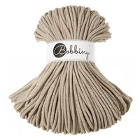 Bobbiny Makramee-Flechtkordel 5 mm 100 m Beige