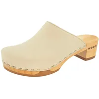 woody Damen Katharina Clog, Creme, 38 EU