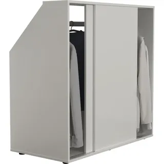 IKEA VDD – Schrägwandschrank – Kleiderschrank – weiß – mit Schiebetüren