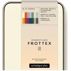 schlafgut Frottex 180 x 200 - 200 x 200 cm yellow light
