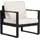 Happy Home Gartenmöbel Lounge-Set mit Sofa & Coffee Table schwarz/beige
