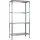 SCHULTE Regalwelt Steckregal Metall 200x100x50 cm silber 4 Böden