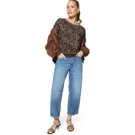 Zero Leo-Shirt Beige/Schwarz 44