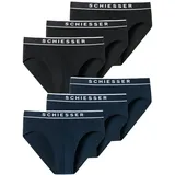 SCHIESSER Rioslip 95/5 Organic Cotton schwarz XL 6er Pack