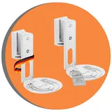 PureMounts PureMounts® Lautsprecher Wandhalterung für Sonos Era 100, 2er Set, weiß