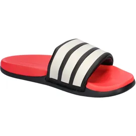 adidas Adilette Comfort 2.0 Schwarz/Weiß/Rot 43 1/3