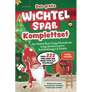 pro famalia verlag Das große Wichtelspaß Komplettset - Das Wichtel Buch: fertige Wichtelbriefe, lustige Streiche, kreative Bastelanleitungen & mehr: Einfach und schnell unvergessliche Kindheitserinnerungen schaffen