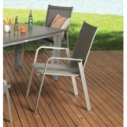 acamp 4er Set acamp Stapelsessel urban L61xW60xH88cm
