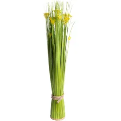 Kunstgras BOTANIC-HAUS "Grasarrangement", gelb, B:9cm H:69cm T:9cm Ø:9cm, Kunststoff, Kunstpflanzen