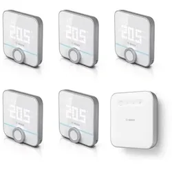 Bosch Smart Home Starter Set Smarte Fußbodenheizung 230V • 5x smartes Thermostat