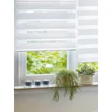 GARDINIA Doppelrollo mit Aluminumkassette, 60 x 160 weiß