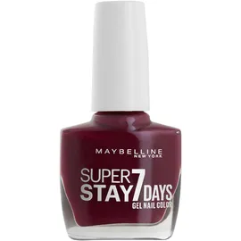 Maybelline New York Superstay 7 Days Nagellack Nr. 924 Magenta Muse, farbiger Nagellack, Farblack, langer Halt