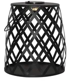StarTrading LED Solar Laterne zum Hängen o. Stellen H: 28cm Sensor Terasse Garten