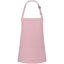 KARLOWSKY Kochschürze, Kurze Latzschürze Basic mit Schnalle und Tasche (One Size)