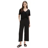 Tom Tailor Regular Fit Culotte mit Streifenmuster, black, S