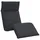 vidaXL Sonnenliege 175 x 54 x 8,5 cm Schwarz