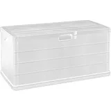 Mojawo Mojawo, Kissenbox, XL Auflagenbox Sitzbank 2 Personen Kunststoff Weiss 340L