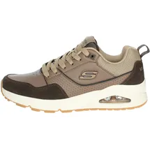 SKECHERS Herren UNO Retro One Sneaker, braun, 43 EU