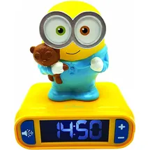Lexibook Minions Wecker blau/gelb