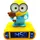 Lexibook Minions Wecker blau/gelb