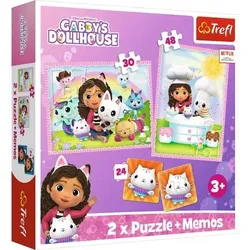Trefl: Gabbys Puppenhaus Puzzle und Memory-Spiel