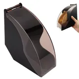 Kaffeefilterhalter Mit Deckel, Schwarz Kaffeefilter Papierspender Rack, Filtertütenhalter, Wiederverwendbar Kaffeefilter Aufbewahrung Halter, Fächerförmige Filterpapierhalter, Für Küchen, Cafés, Bars