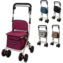 Mobiclinic Einkaufswagen mit Sitz Pink 21 L