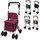 Mobiclinic Einkaufswagen mit Sitz Pink 21 L