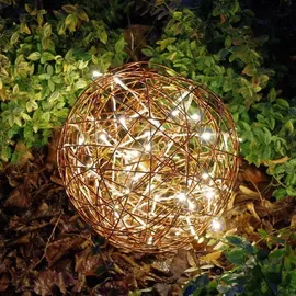 Best Season Led-3d-kugel 'galax Fun', Ockergelb, Alu, 30 cm