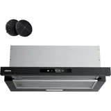 Ciarra Flachschirmhaube 60 cm Schwarz