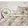 ELEGANTE Maison Leaves Floral Beige 135 x 200 cm + 40 x 80 cm