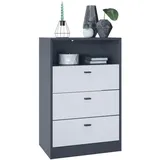 Vladon Kommode 56 x 86,5 x 36 cm Weiß