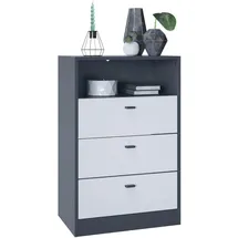 Vladon Kommode 56 x 86,5 x 36 cm Weiß