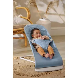 BabyBjörn Babywippe Bliss Gewebt, Blütenblatt-Steppung, Blau