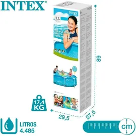 Intex Beachside Metal Frame Pool 305 x 76 cm