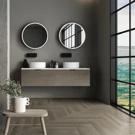 ML-Design Click Vinylboden, Fischgrät Eiche Dunkel Braun, Holzoptik, wasserfest, Belastungsklasse 34