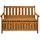Proregal Truhenbank 85 x 114 x 58 cm Braun