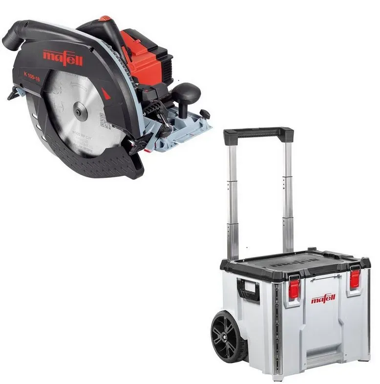 Mafell Akku-Handkreissäge K 105-18 PURE + Trolley L-BOXX C476-TB-K 105  ( 91D302...