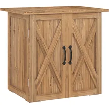 Outsunny Geräteschrank 0,55 x 0,55 m Braun