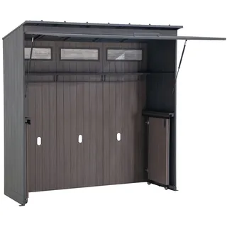 Sunjoy Gartenhaus Mambo für Outdoor Küche 94 cm x 220 cm Anthrazit