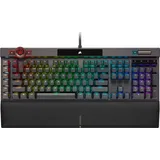 Corsair K100 RGB, Gaming Tastatur, Opto-Mechanical, kabelgebunden, Schwarz