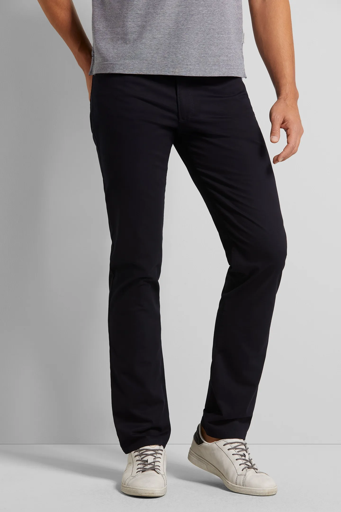 5-Pocket-Hose BUGATTI Gr. 34, Länge 36, blau Herren Hosen 5-Pocket-Hosen mit langanhaltender Farbechtheit